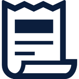 レシートのアイコン