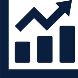 折れ線と棒グラフのアイコン