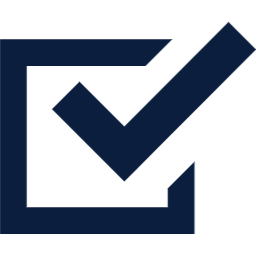 チェックマークの入った四角のアイコン