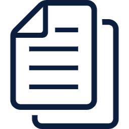 重なった2枚の書類のアイコン