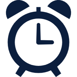 めざまし時計のアイコン