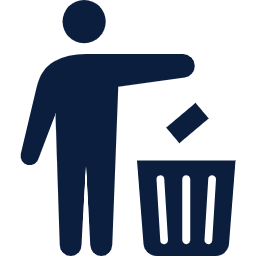 ゴミ箱のアイコン